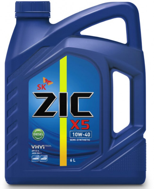 ZIC X5 10W-40 Diesel 6л